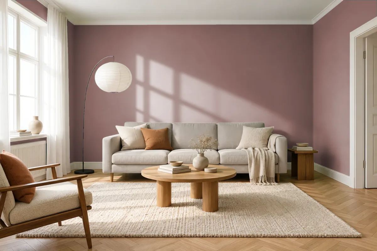 Краска Tikkurila TVT S420 — гостиная в скандинавском стиле