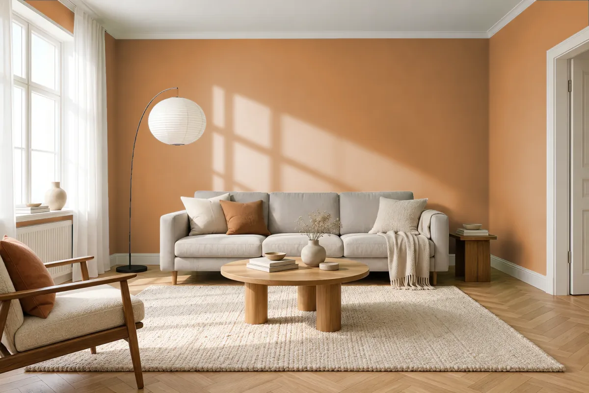 Краска Tikkurila TVT L400 — гостиная в скандинавском стиле