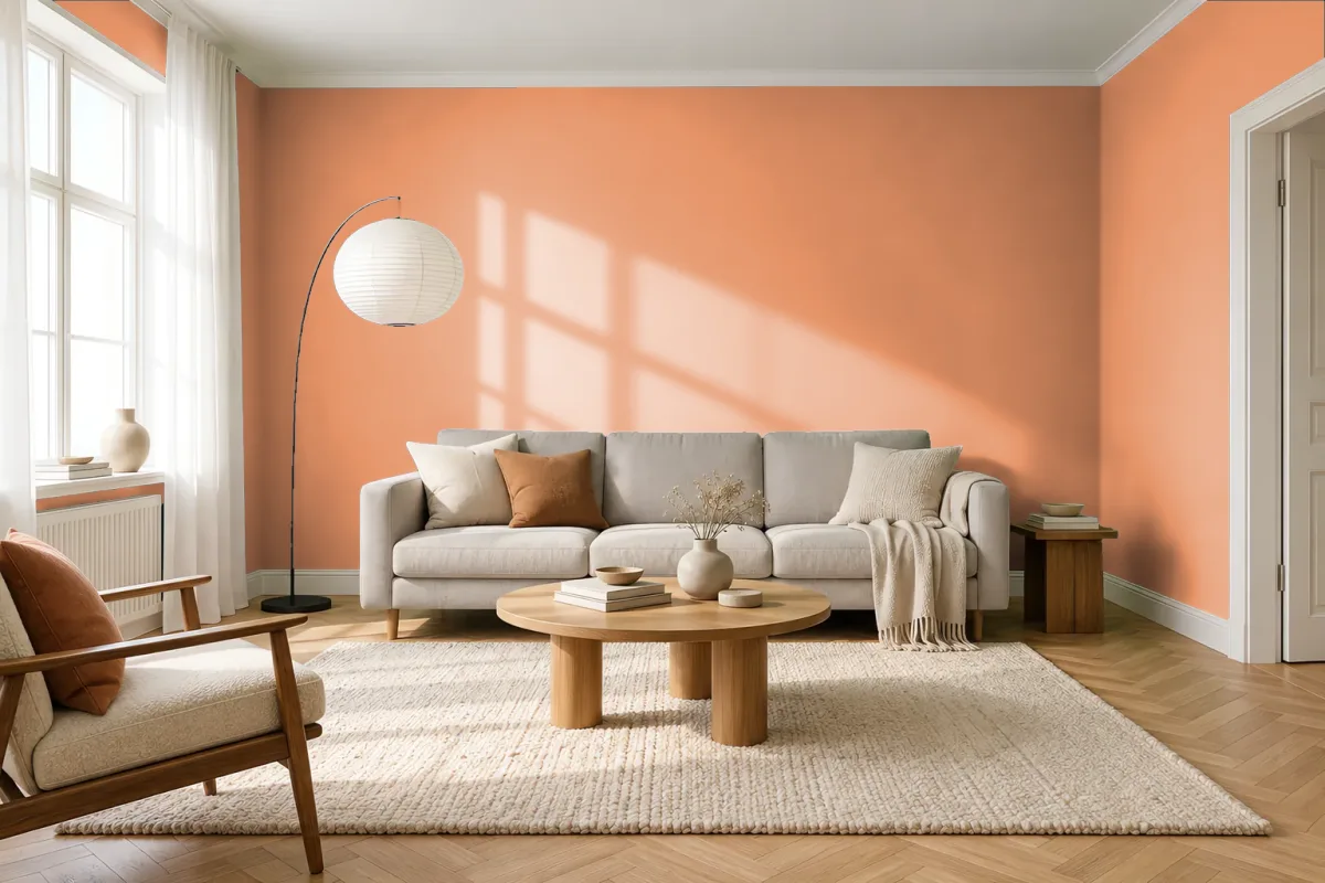 Краска Tikkurila TVT V315 — гостиная в скандинавском стиле
