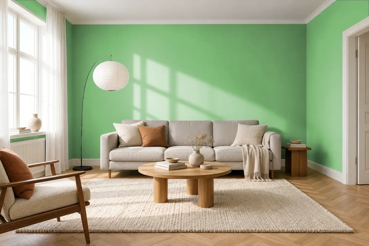Краска Tikkurila TVT J380 — гостиная в скандинавском стиле