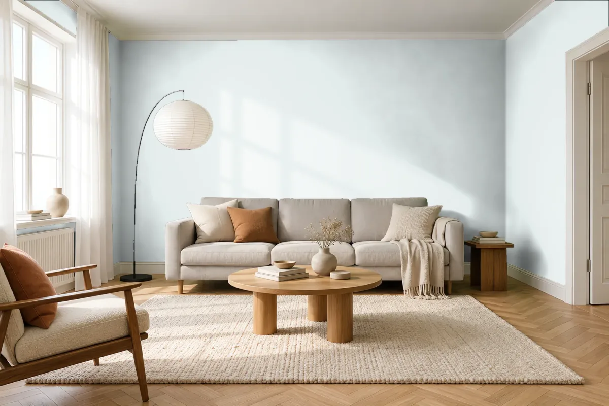 Краска Tikkurila TVT F359 — гостиная в скандинавском стиле
