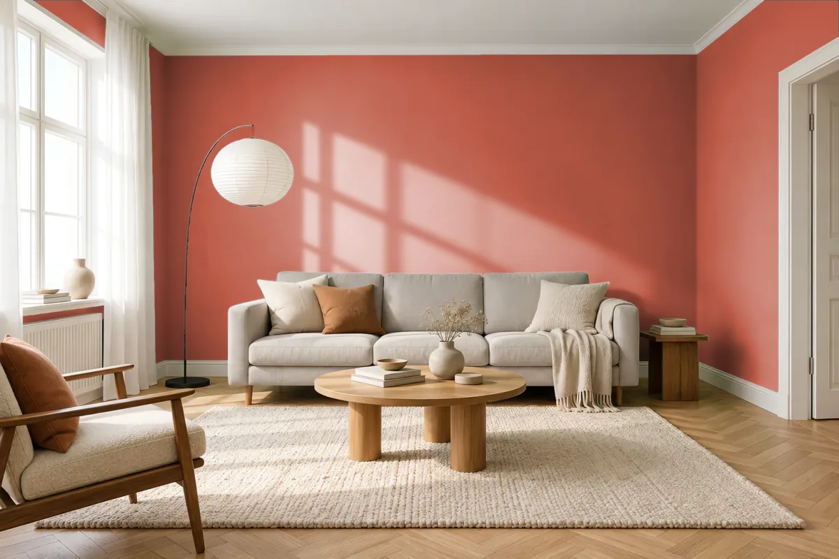 Краска Tikkurila TVT N316 — гостиная в скандинавском стиле