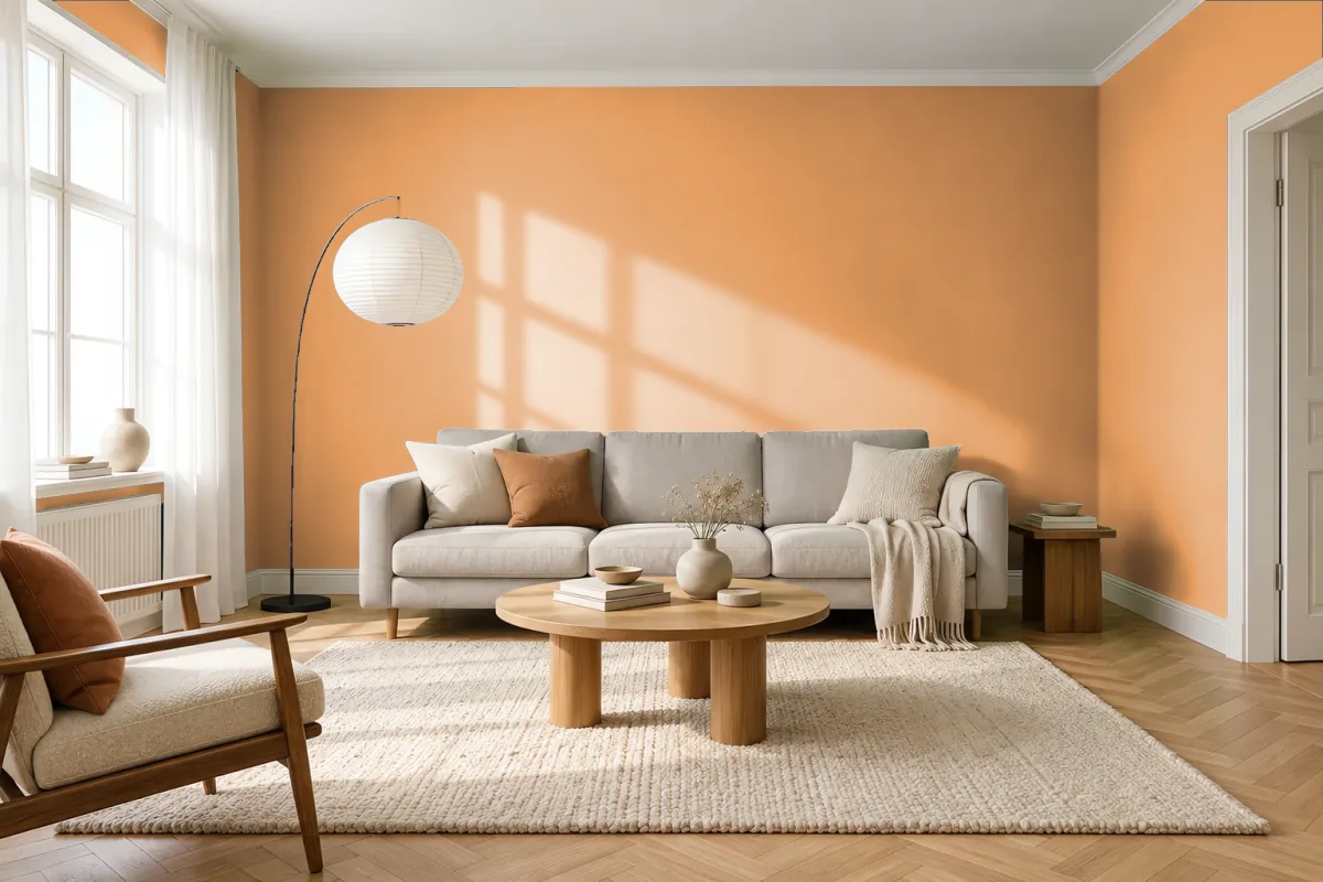 Краска Tikkurila TVT K402 — гостиная в скандинавском стиле